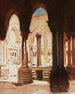 Cour du monastère de Monreale à Palerme - Kazimierz Stabrowski | Reproduction — visning af kunstværket