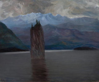 Fjord norvégien - Kazimierz Stabrowski — visning af kunstværket