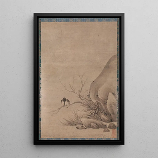 Kenk Shkei - Kingfisher Perched above a Stream.webp