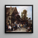 Kermesse den 23. april - David Teniers den Yngre — indrammet kunstværk på væggen