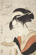 Réapparition La courtisane Naniwaya Okita - Kitagawa Utamaro — visning af kunstværket