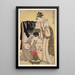 Chbon no zu Image af middelklassen - Kitagawa Utamaro — indrammet kunstværk på væggen