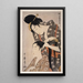 Kamiyui Coiffeur - Kitagawa Utamaro — indrammet kunstværk på væggen