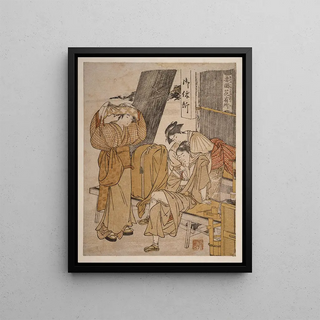 Kitagawa Utamaro - Oyasumidokoro Roadside teastall.webp