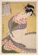 Shirauchikake Le surcot blanc - Kitagawa Utamaro — visning af kunstværket
