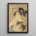 La veuve d'Asahiya - Kitagawa Utamaro — indrammet kunstværk på væggen