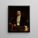 Portrait af Ignace Innocence Makowielski - Klemens Iwaszkiewicz — indrammet kunstværk på væggen