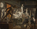 Scène de l'Académie à Copenhague - Knud Baade — visning af kunstværket