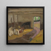 Koestal - Constant Permeke — indrammet kunstværk på væggen