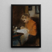 Leopoldine Steindl-Moser, kunstnerens søster - Koloman Moser — indrammet kunstværk på væggen