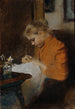 Leopoldine Steindl-Moser, kunstnerens søster - Koloman Moser — visning af kunstværket