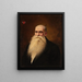 Portrait af Ignacy Wolski - Konrad Jaskólski — indrammet kunstværk på væggen