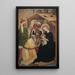 Adoration des mages - Konrad Laib — indrammet kunstværk på væggen