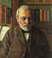 Portrait af poeten Friedrich Kuhlbars - Konrad Mägi — visning af kunstværket