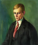 Portrait af en mand - Konrad Mägi — visning af kunstværket