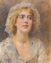 Portrait af en pige - Konstantin Egorovich Makovsky — visning af kunstværket