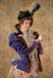 Portrait af Maria Alexeevna Makovskaya - Konstantin Egorovich Makovsky — visning af kunstværket