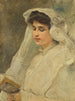 Kvinde der læser - Konstantin Egorovich Makovsky — visning af kunstværket