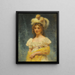 Châle gul - Konstantin Egorovich Makovsky — indrammet kunstværk på væggen