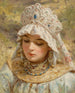 Portrait af en dame med en kokochnik - Konstantin Makovsky — visning af kunstværket