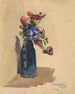 Bouquet de fleurs de ponch - Konstantin Korovin — visning af kunstværket