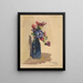 Bouquet de fleurs de ponch - Konstantin Korovin — indrammet kunstværk på væggen