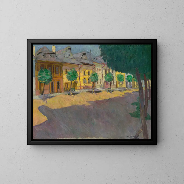 Rue à Kemark - Konstantin Korovin — indrammet kunstværk på væggen