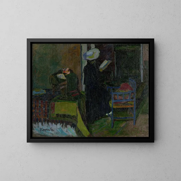 Tapis dans la chambre - Konstantin Korovin — indrammet kunstværk på væggen