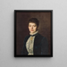Portrait af Mme M. Mandelkov - Kornel Boh — indrammet kunstværk på væggen