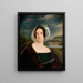 Portrait de femme - Korneli Szlegel — indrammet kunstværk på væggen