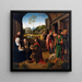 L'Adoration des Mages - Atelier de Gerard David — indrammet kunstværk på væggen