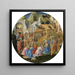 L'Adoration des Mages - Fra Angelico og Fra Filippo Lippi — vægpræsentation af kunstværket