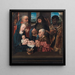 L'Adoration des Rois - Hugo van der Goes — indrammet kunstværk på væggen