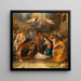 L'Adoration des bergers - Pieter van Lint — indrammet kunstværk på væggen