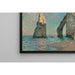 Reproduktion af maleriet L'Aiguille og klippen d'Aval af Claude Monet