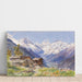 Reproduktion af maleriet L'Alpe Barneuza (Valais) - Edward Theodore Compton