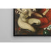 Reproduktion af maleriet L'Amazone såret - Franz von Stuck