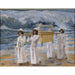 Reproduktion af maleriet L'Arche krydser Jordanfloden - James Tissot