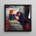 L'Enfant malade - Edvard Munch — indrammet kunstværk på væggen