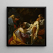 L'Enterrement - Simon Vouet — indrammet kunstværk på væggen