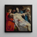 L'Entombement - Peter Paul Rubens — indrammet kunstværk på væggen