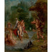 Reproduktion af maleriet L'Été - Diane overraskes af Actéon - Eugène Delacroix