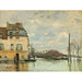 Reproduktion af maleriet Løbet af floden i Port-Marly - Alfred Sisley