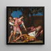 Noés beruselse - Jacopo da Empoli — indrammet kunstværk på væggen