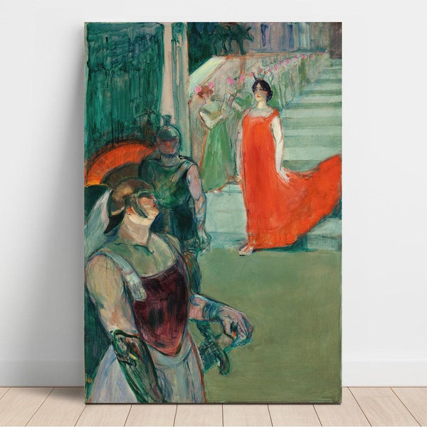 Reproduktion af maleriet L'Opera Messalina i Bordeaux - Henri de Toulouse-Lautrec