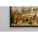 Reproduktion af maleriet Længde: 60 cm, Højde: 80 cm, Maleri af Jean-Léon Gérôme - "L'Auguste's Age, Christ's Birth"