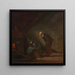 L'alkymisten - Carl Spitzweg — indrammet kunstværk på væggen