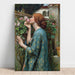 Reproduktion af maleriet L'âme de la rose - John William Waterhouse