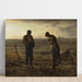 Reproduktion af maleriet L'angelus - Jean-François Millet