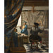Reproduktion af maleriet L'art de la peinture - Johannes Vermeer Maleri